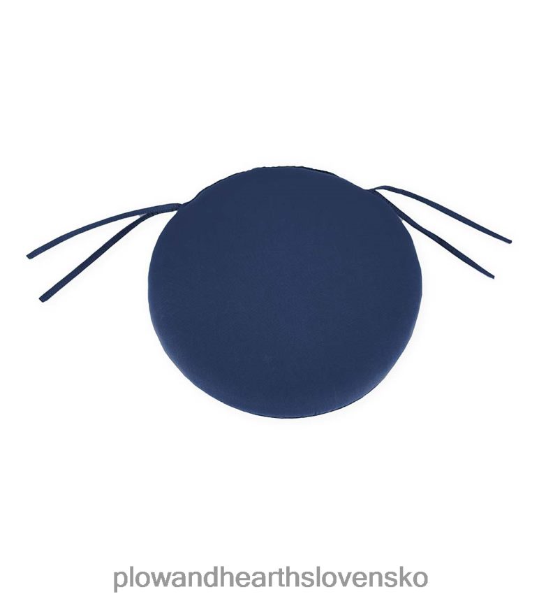 Plow & Hearth klasický okrúhly podsedák na stoličku s viazaním, 16