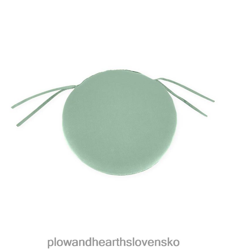 Plow & Hearth klasický okrúhly podsedák na stoličku s viazaním, 16