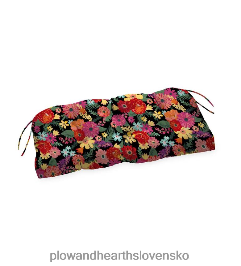 Plow & Hearth klasický vankúš na hojdačku/lavičku so zaväzovaním, 54