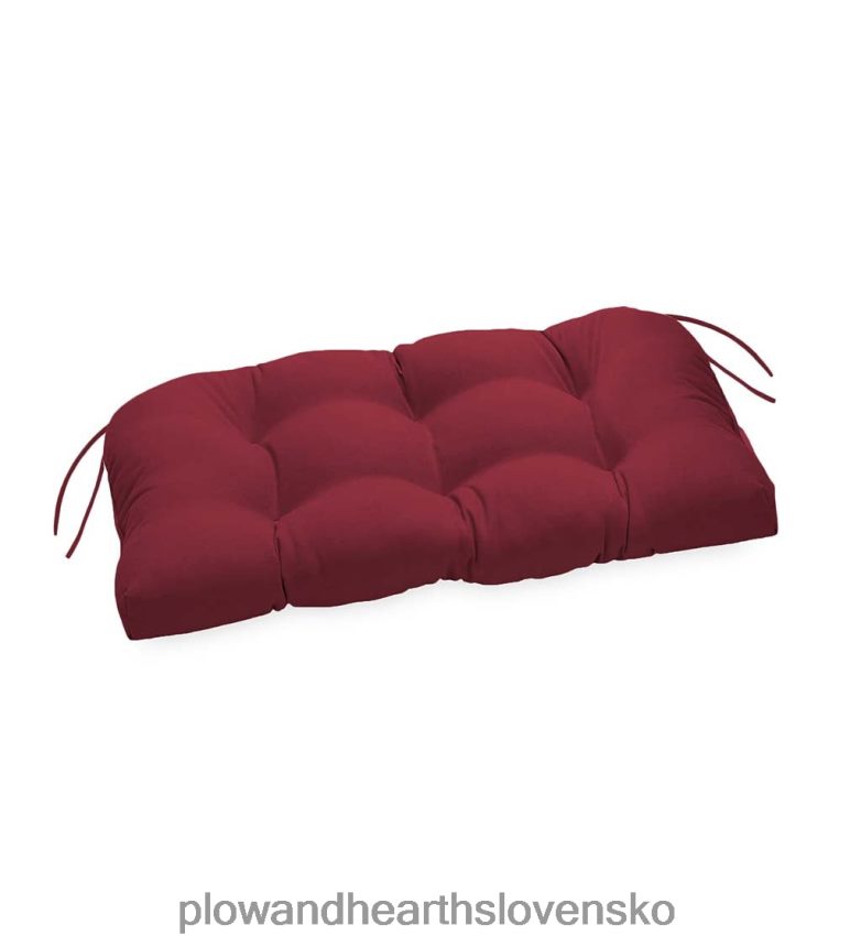 Plow & Hearth klasický vankúš na hojdačku/lavičku so zaväzovaním, 54