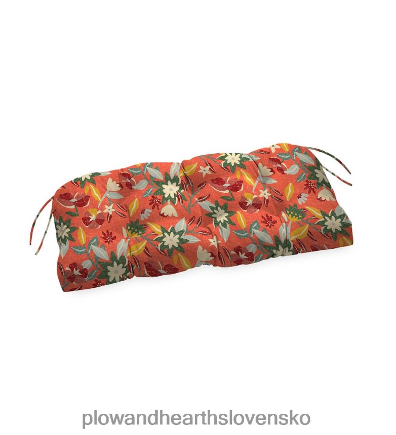 Plow & Hearth klasický vankúš na hojdačku/lavičku so zaväzovaním, 54