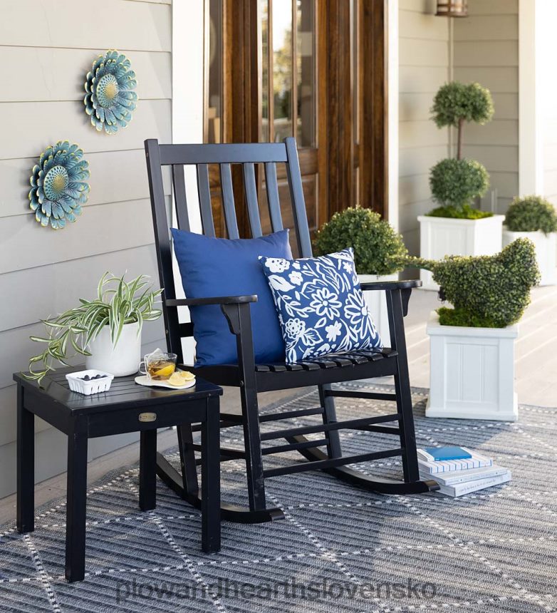 Plow & Hearth modrý kvet núdzové kovové nástenné umenie 6P208P1590 domáce potreby