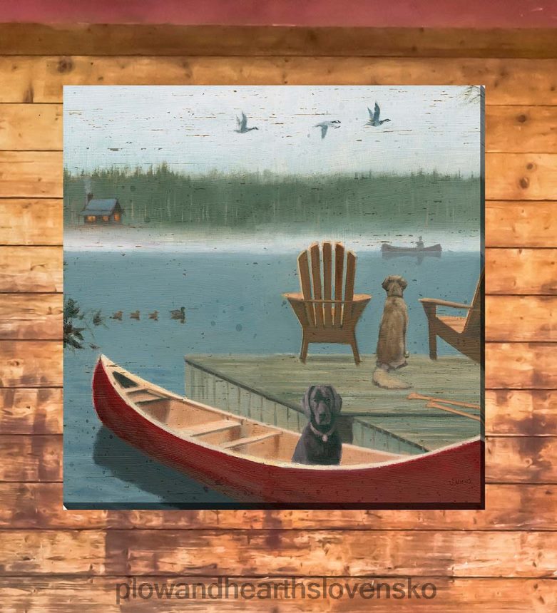 Plow & Hearth nástenné maľby pripravené na použitie v interiéri / exteriéri 6P208P1541 domáce potreby