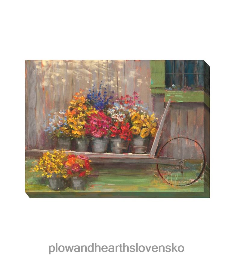 Plow & Hearth výber dňa vnútorné/vonkajšie plátno na stenu umenie 6P208P1538 domáce potreby