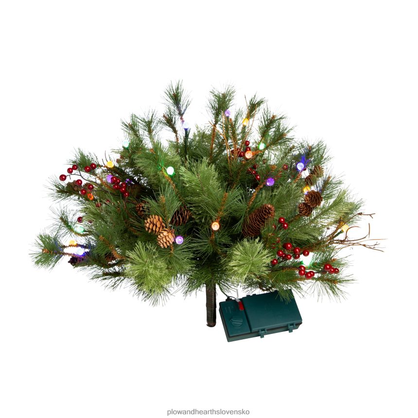 Plow & Hearth vnútorná/vonkajšia modrá hrebeňová zeleň s dvojfunkčnými svetlami na batérie 6P208P1479 domáce potreby