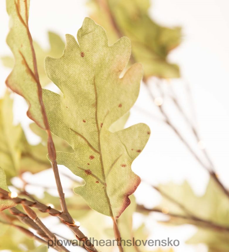 Plow & Hearth vnútorné/vonkajšie elektrické osvetlené machové duby 6P208P1587 domáce potreby