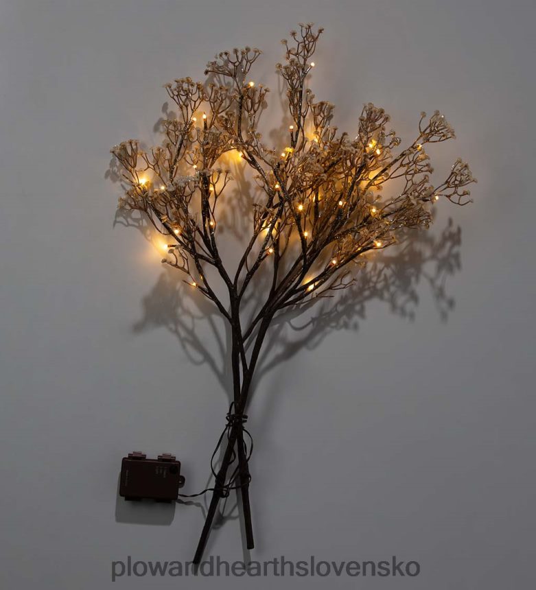 Plow & Hearth vnútorné/vonkajšie osvetlené detské dychové vetvičky, sada 2 ks 6P208P1487 domáce potreby