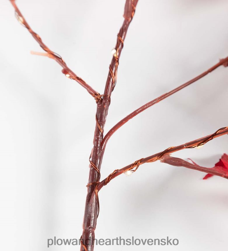 Plow & Hearth vnútorné/vonkajšie osvetlené konáre japonského javora, sada 2 ks 6P208P1573 domáce potreby