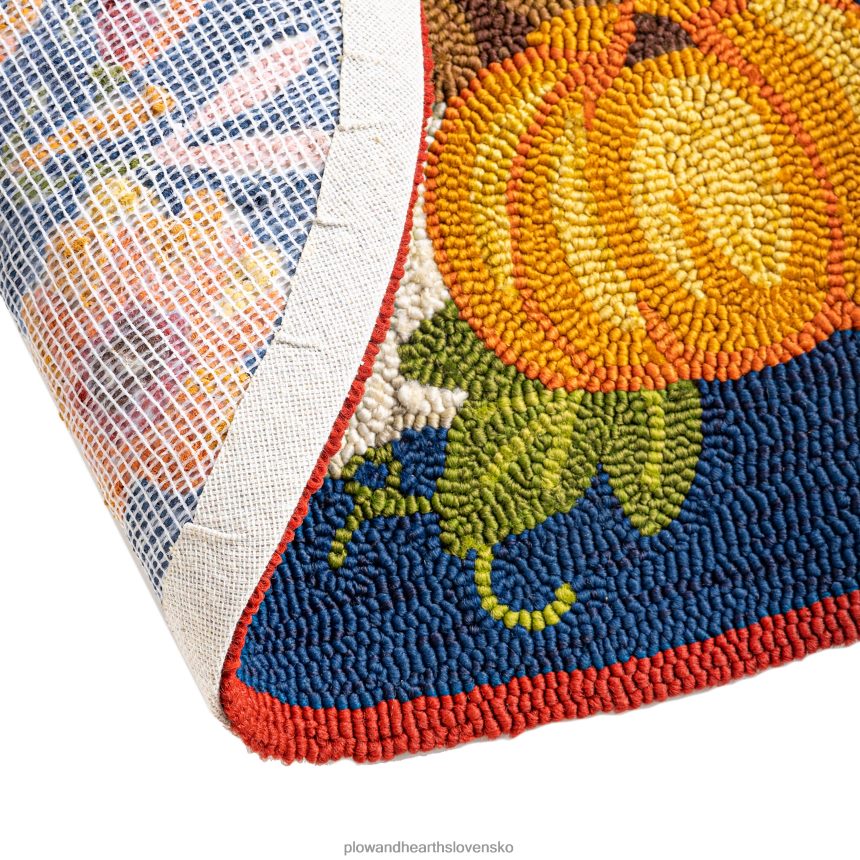 Plow & Hearth vnútorný/vonkajší jesenný koberček z polypropylénového háku v tvare bažanta 6P208P1523 domáce potreby