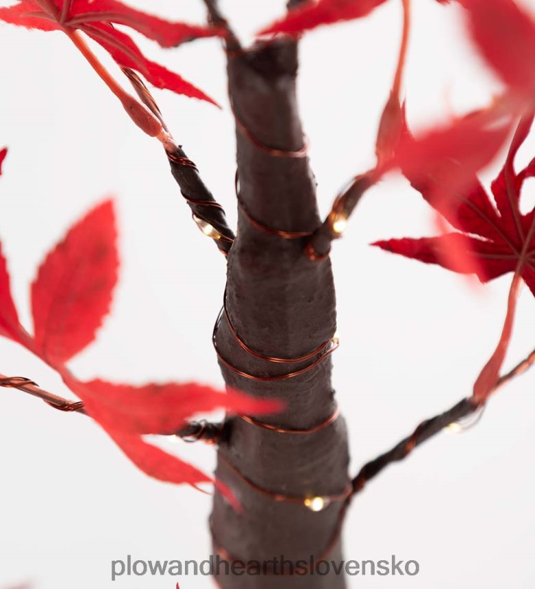 Plow & Hearth vnútorný/vonkajší osvetlený stolový japonský javor so 40 svetlami 6P208P1575 domáce potreby