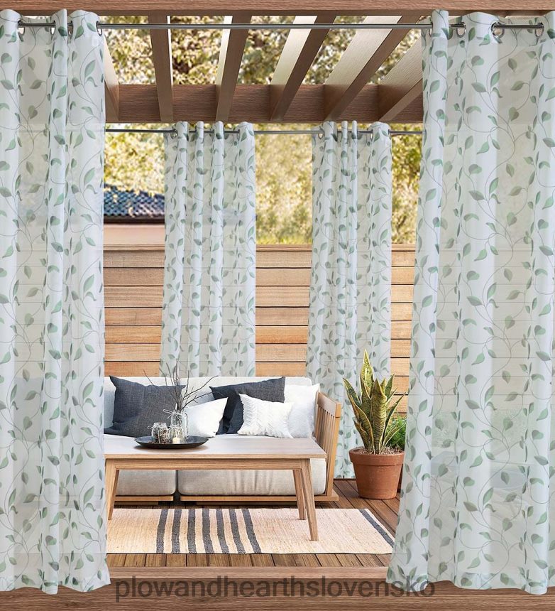 Plow & Hearth dvojfarebný vonkajší závesový panel 6P208P1466 domáce potreby