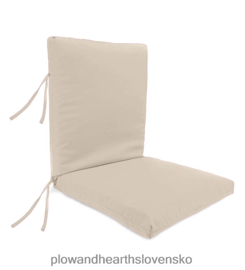 Plow & Hearth klasický vankúš na klubovú stoličku s väzbami, 22