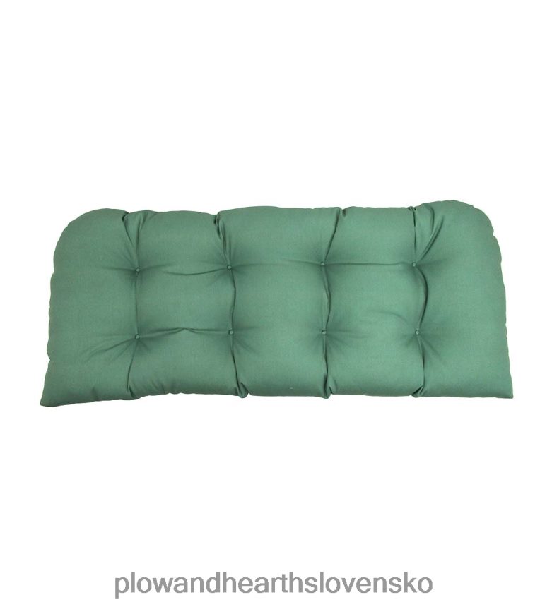 Plow & Hearth klasický zaoblený vankúš na hojdačku/lavičku, 41 3/4