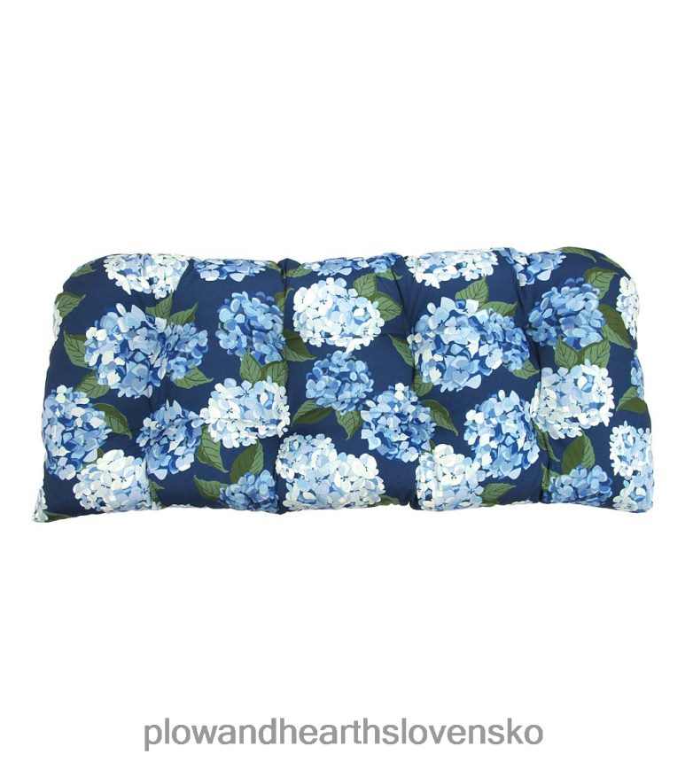 Plow & Hearth klasický zaoblený vankúš na hojdačku/lavičku, 41 3/4