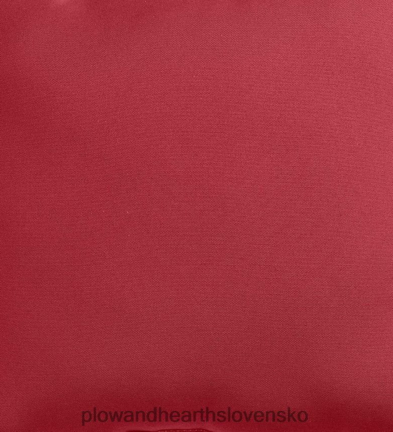 Plow & Hearth luxusný polyesterový vankúš na hojdačku, prospect hill - barn red 6P208P3217 domáce potreby