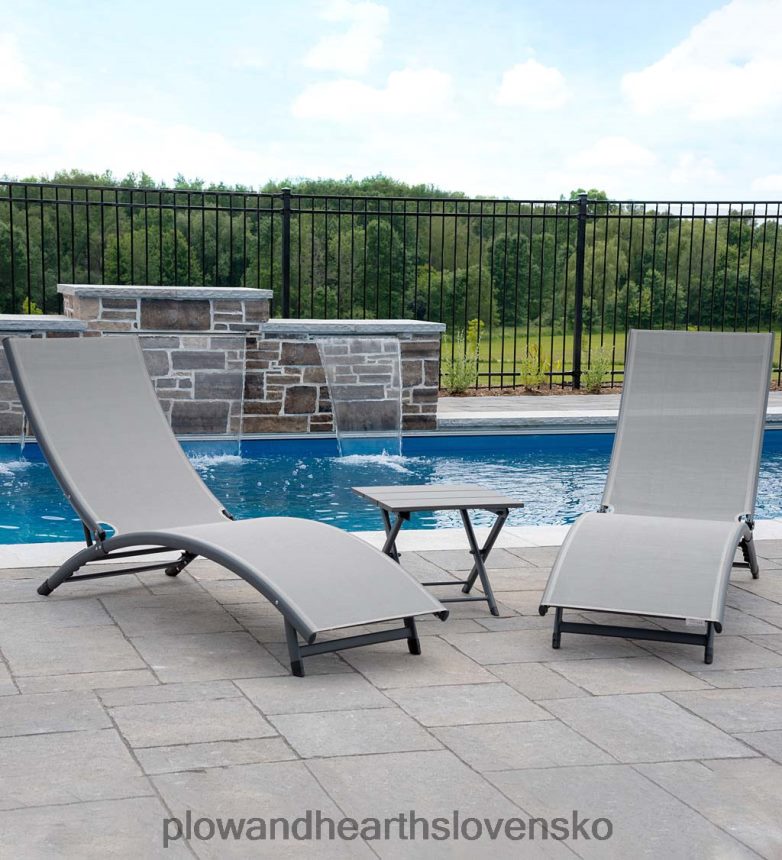 Plow & Hearth Súprava koralových pružín - modrý hawaii/čierny rám 6P208P1186 domáce potreby