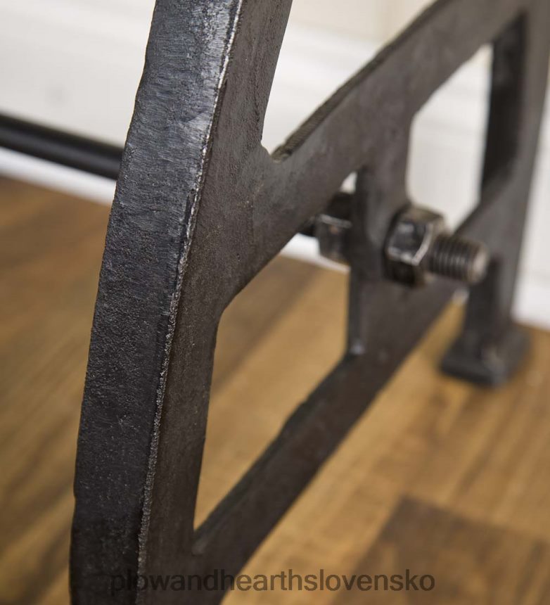 Plow & Hearth birminghamský konzolový stolík z recyklovaného dreva a kovu 6P208P1109 domáce potreby