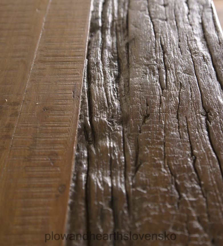 Plow & Hearth birminghamský konzolový stolík z recyklovaného dreva a kovu 6P208P1109 domáce potreby