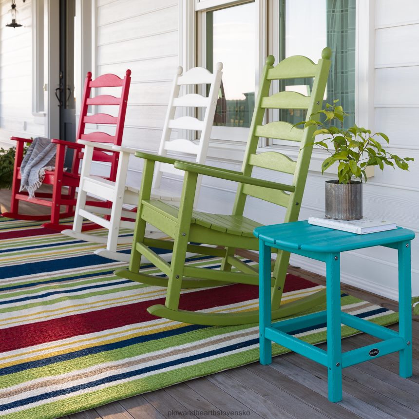 Plow & Hearth hojdacie kreslo polywood - zelené 6P208P1116 domáce potreby