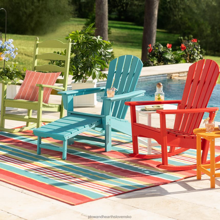 Plow & Hearth hojdacie kreslo polywood - zelené 6P208P1116 domáce potreby