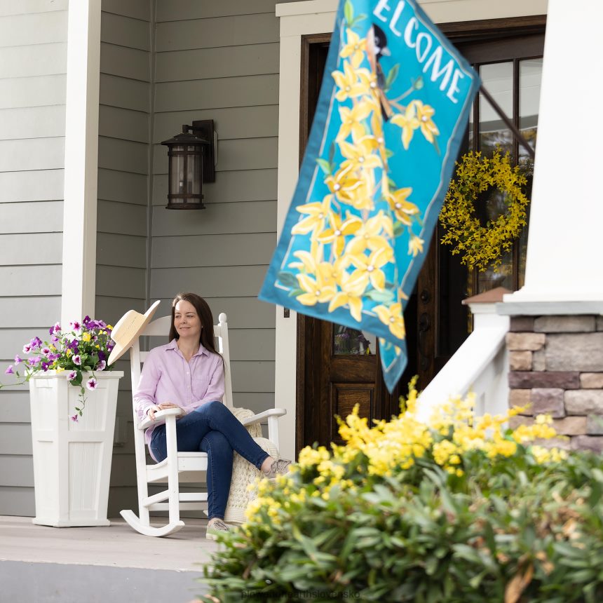 Plow & Hearth hojdacie kreslo polywood - zelené 6P208P1116 domáce potreby