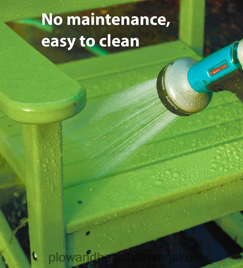 Plow & Hearth hojdacie kreslo polywood - zelené 6P208P1116 domáce potreby