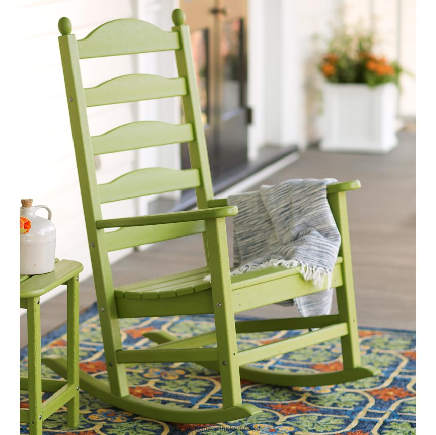 Plow & Hearth hojdacie kreslo polywood - zelené 6P208P1116 domáce potreby