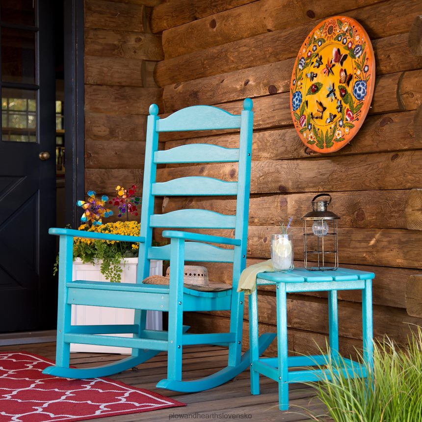 Plow & Hearth hojdacie kreslo polywood - zelené 6P208P1116 domáce potreby