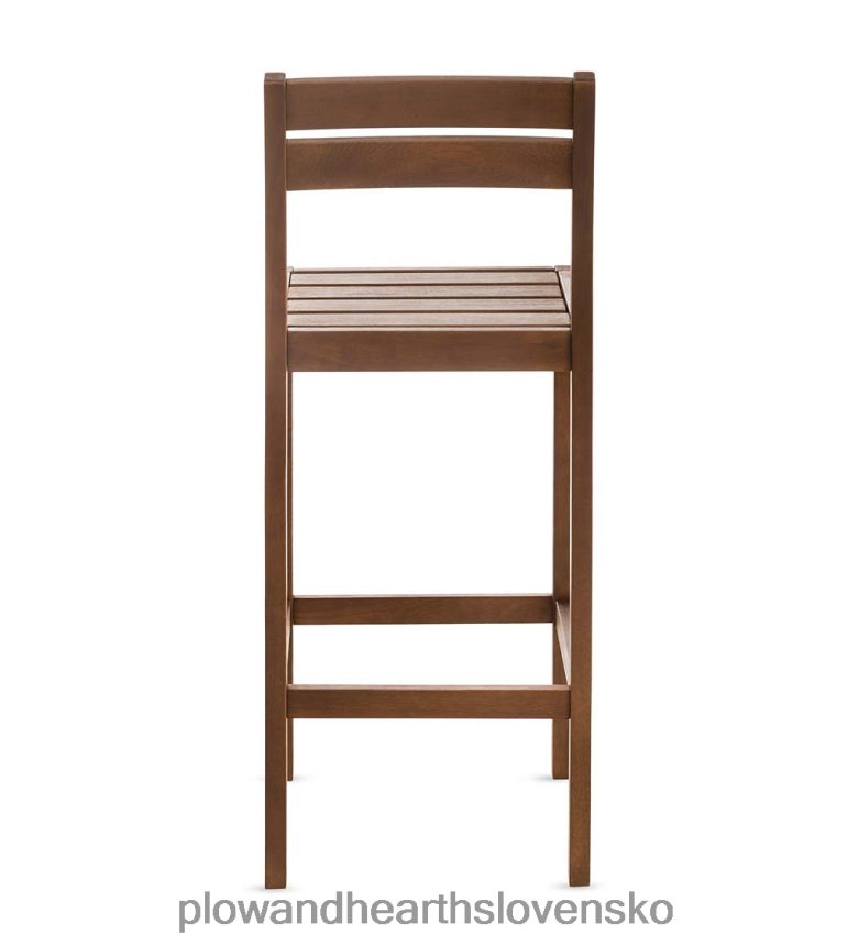 Plow & Hearth lancaster eukalyptový vonkajší barový set so stolom a 2 barovými stoličkami, 3-dielny set - prírodný 6P208P1141 domáce potreby