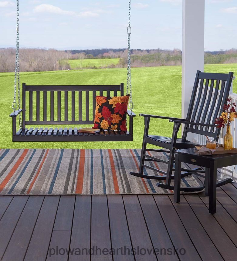 Plow & Hearth latkový drevený verandový nábytok 6P208P1084 domáce potreby