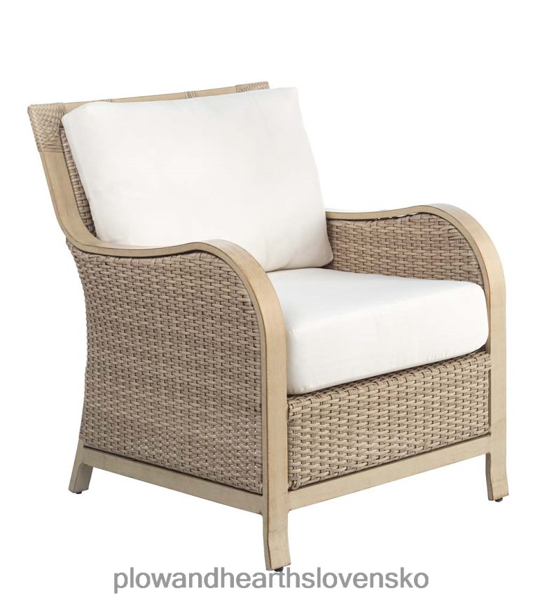 Plow & Hearth prémiová kolekcia prútia urbanna z naplaveného dreva s luxusnými vankúšmi 6P208P1092 domáce potreby