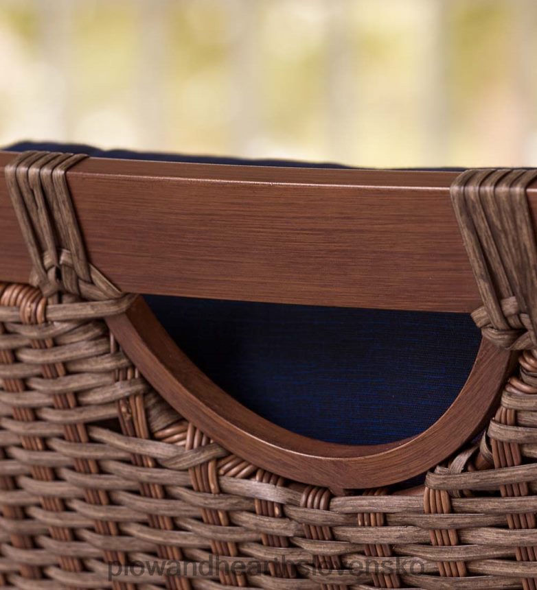 Plow & Hearth urbanna prémiová prútená kolekcia s luxusnými vankúšmi 6P208P1089 domáce potreby