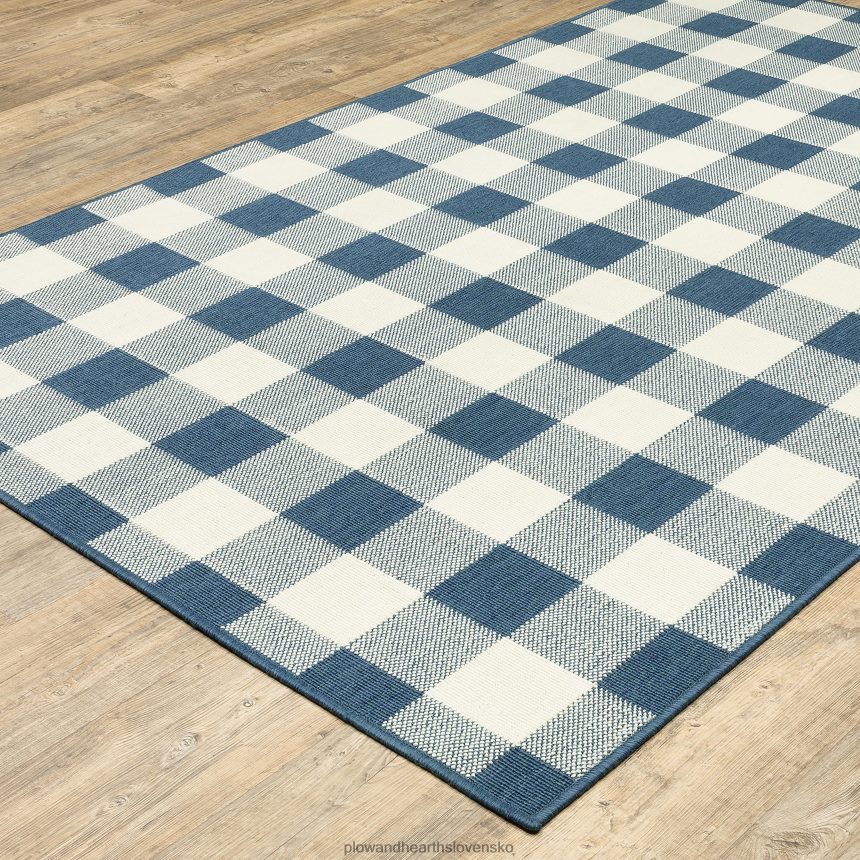 Plow & Hearth Buffalo kockovaný vnútorný a vonkajší polypropylénový koberec 6P208P1427 domáce potreby