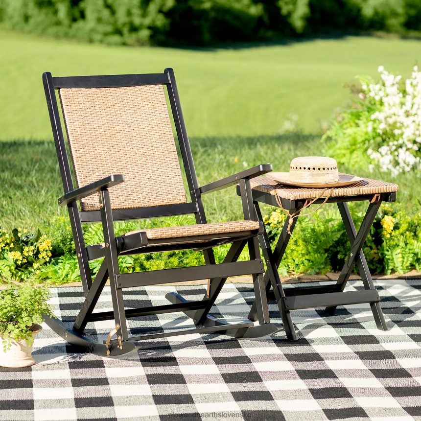 Plow & Hearth Buffalo kockovaný vnútorný a vonkajší polypropylénový koberec 6P208P1427 domáce potreby