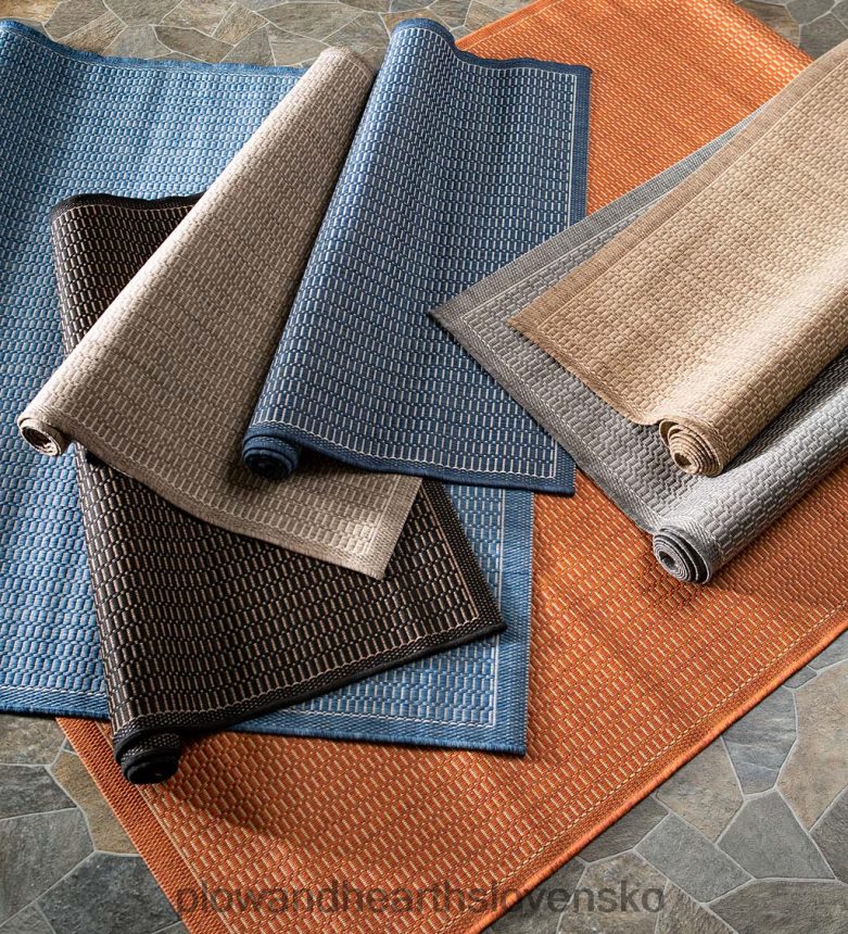 Plow & Hearth Interiérový/vonkajší polypropylénový koberec s textúrou verandy 6P208P1443 domáce potreby