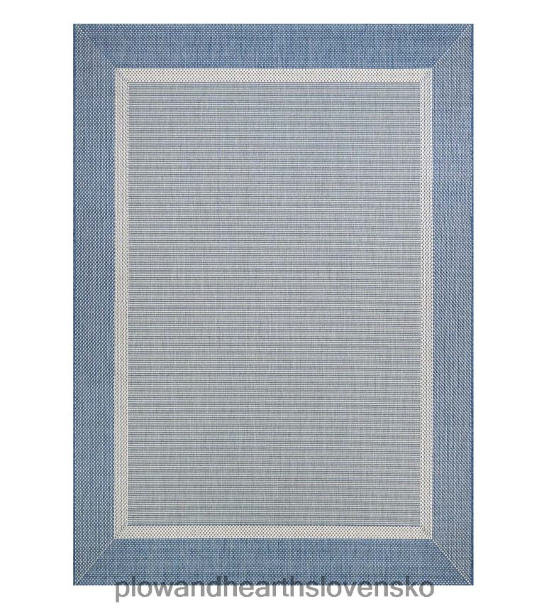 Plow & Hearth Vnútorný/vonkajší polypropylénový koberec s rámovou verandou 6P208P1404 domáce potreby