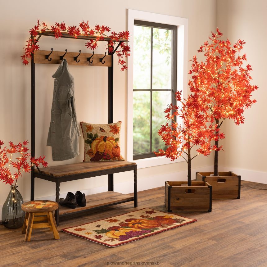 Plow & Hearth interiérový/exteriérový jesenný polypropylénový koberček s háčikmi 6P208P1312 domáce potreby