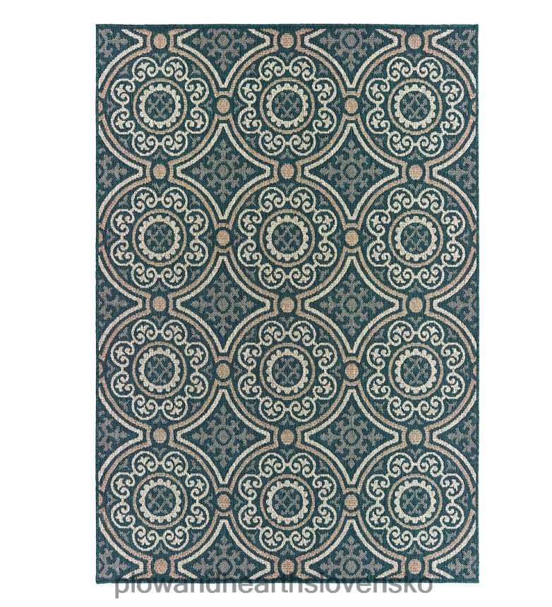 Plow & Hearth interiérový/vonkajší koberec cambridge circles 6P208P1394 domáce potreby