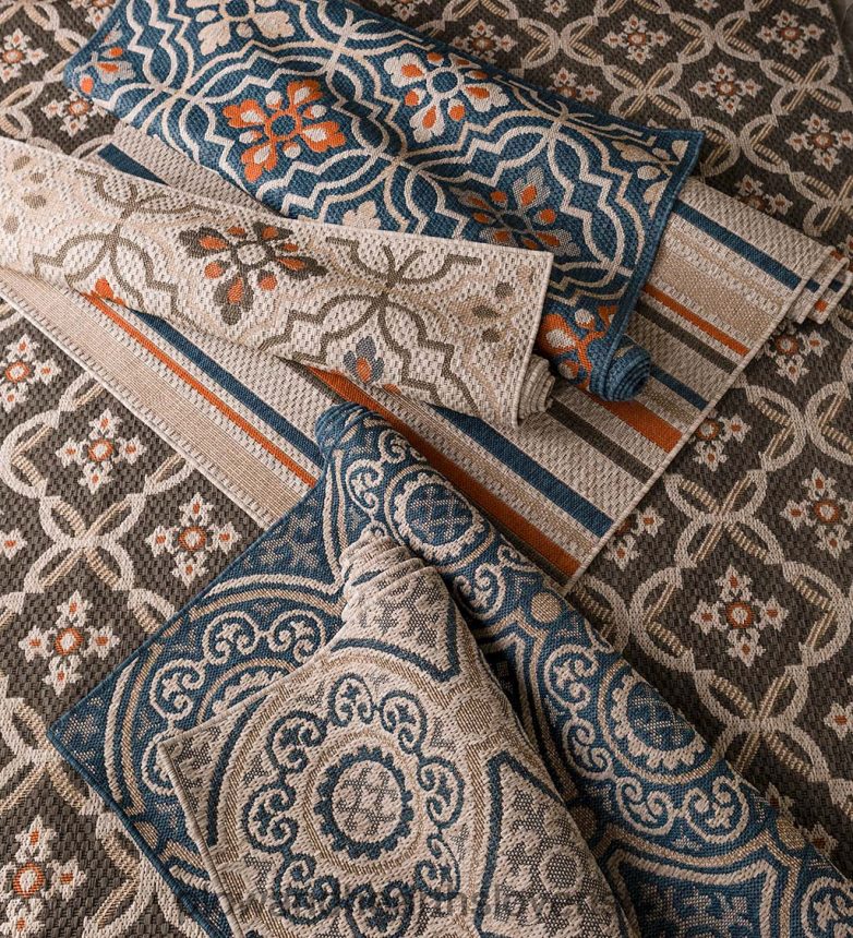 Plow & Hearth interiérový/vonkajší koberec cambridge stripe 6P208P1417 domáce potreby