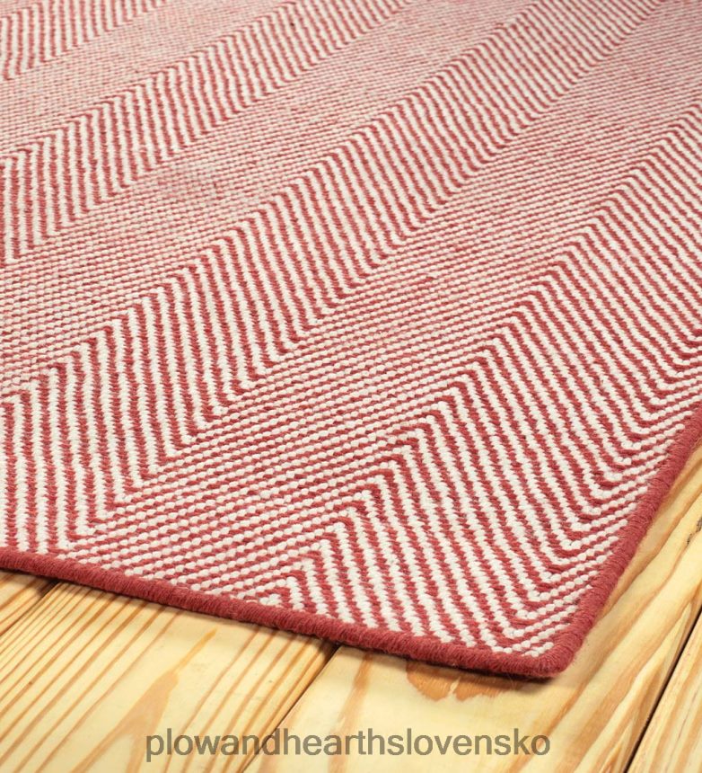 Plow & Hearth interiérový/vonkajší koberec z rybej kosti z fair isle 6P208P1399 domáce potreby