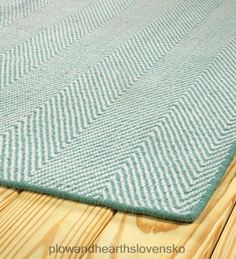 Plow & Hearth interiérový/vonkajší koberec z rybej kosti z fair isle 6P208P1399 domáce potreby