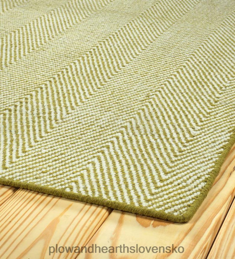 Plow & Hearth interiérový/vonkajší koberec z rybej kosti z fair isle 6P208P1399 domáce potreby