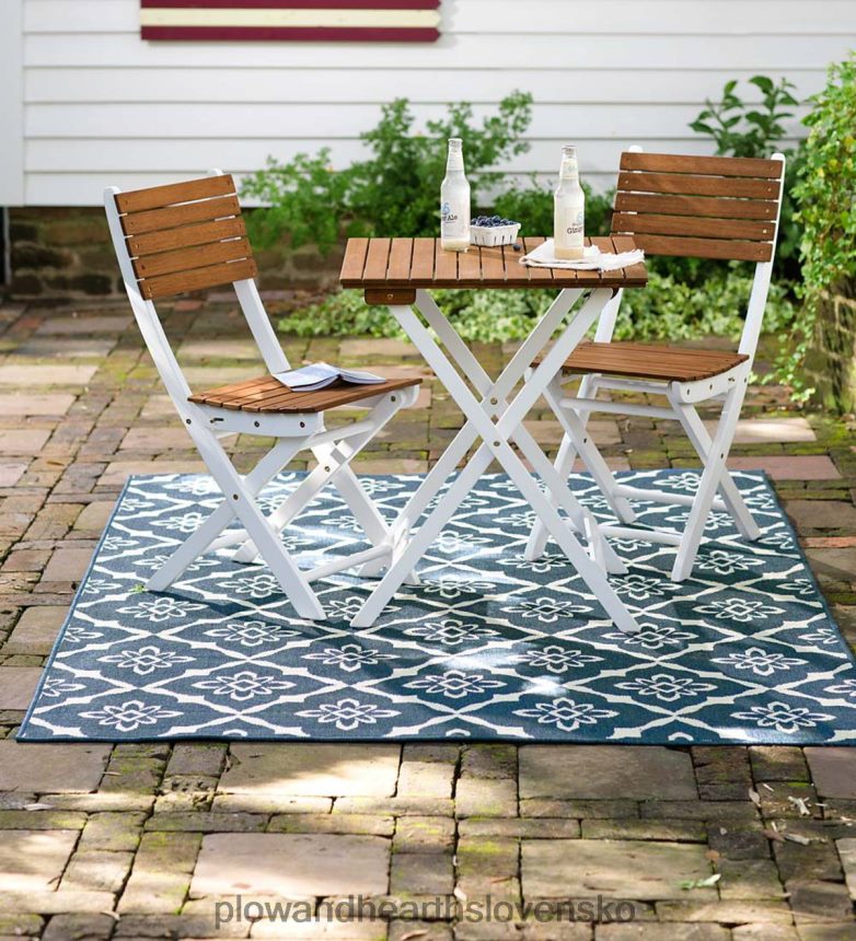 Plow & Hearth interiérový/vonkajší lexingtonový mriežkový koberec 6P208P1286 domáce potreby