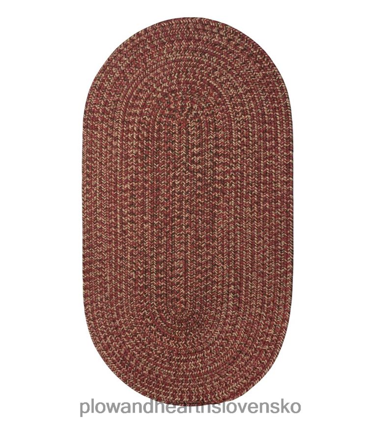 Plow & Hearth interiérový/vonkajší oválny polypropylénový koberec z borovicového potoka 6P208P1356 domáce potreby