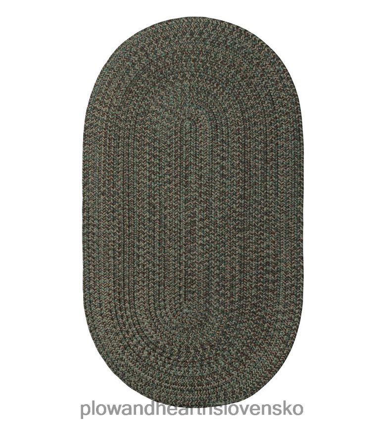 Plow & Hearth interiérový/vonkajší oválny polypropylénový koberec z borovicového potoka 6P208P1356 domáce potreby
