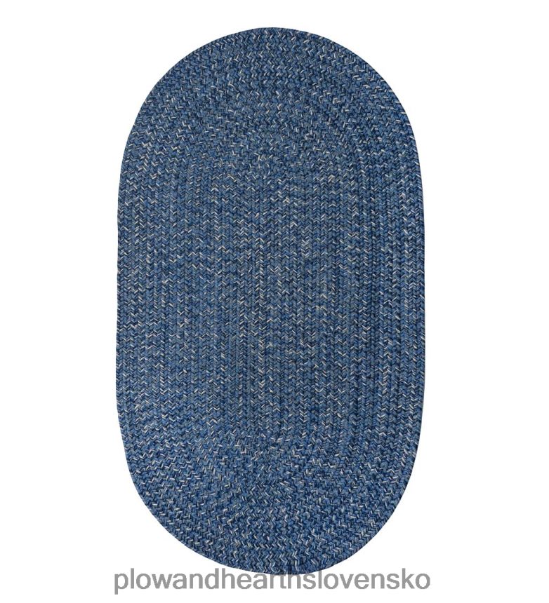 Plow & Hearth interiérový/vonkajší oválny polypropylénový koberec z borovicového potoka 6P208P1356 domáce potreby