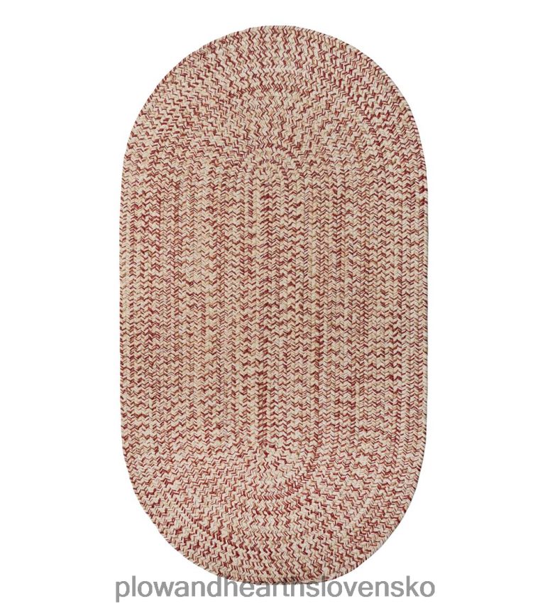 Plow & Hearth interiérový/vonkajší oválny polypropylénový koberec z borovicového potoka 6P208P1356 domáce potreby