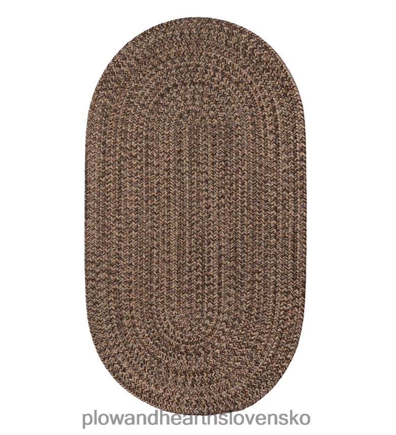 Plow & Hearth interiérový/vonkajší oválny polypropylénový koberec z borovicového potoka 6P208P1356 domáce potreby