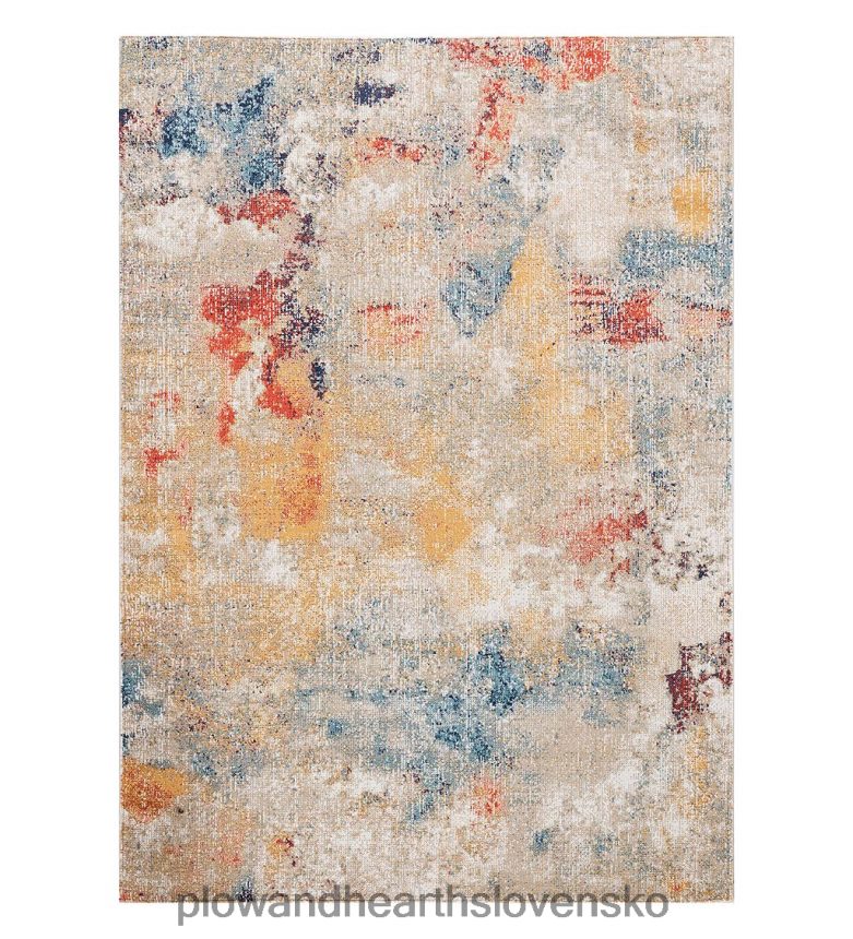 Plow & Hearth interiérový/vonkajší penelope akvarelový koberec 6P208P1426 domáce potreby