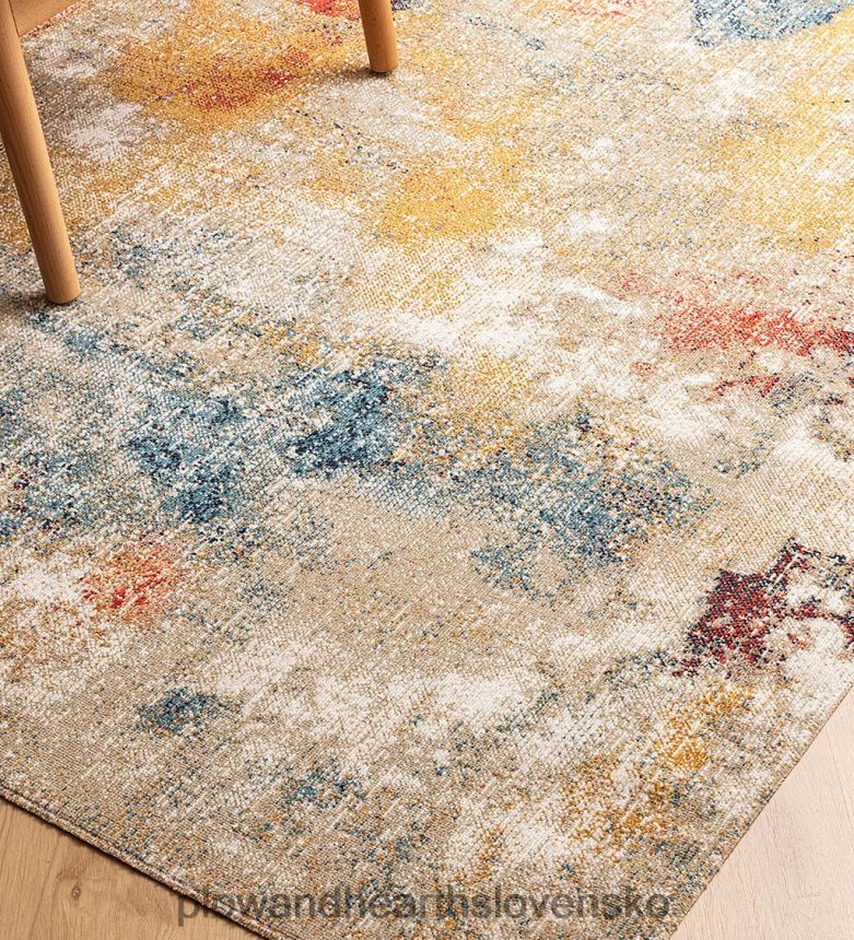 Plow & Hearth interiérový/vonkajší penelope akvarelový koberec 6P208P1426 domáce potreby